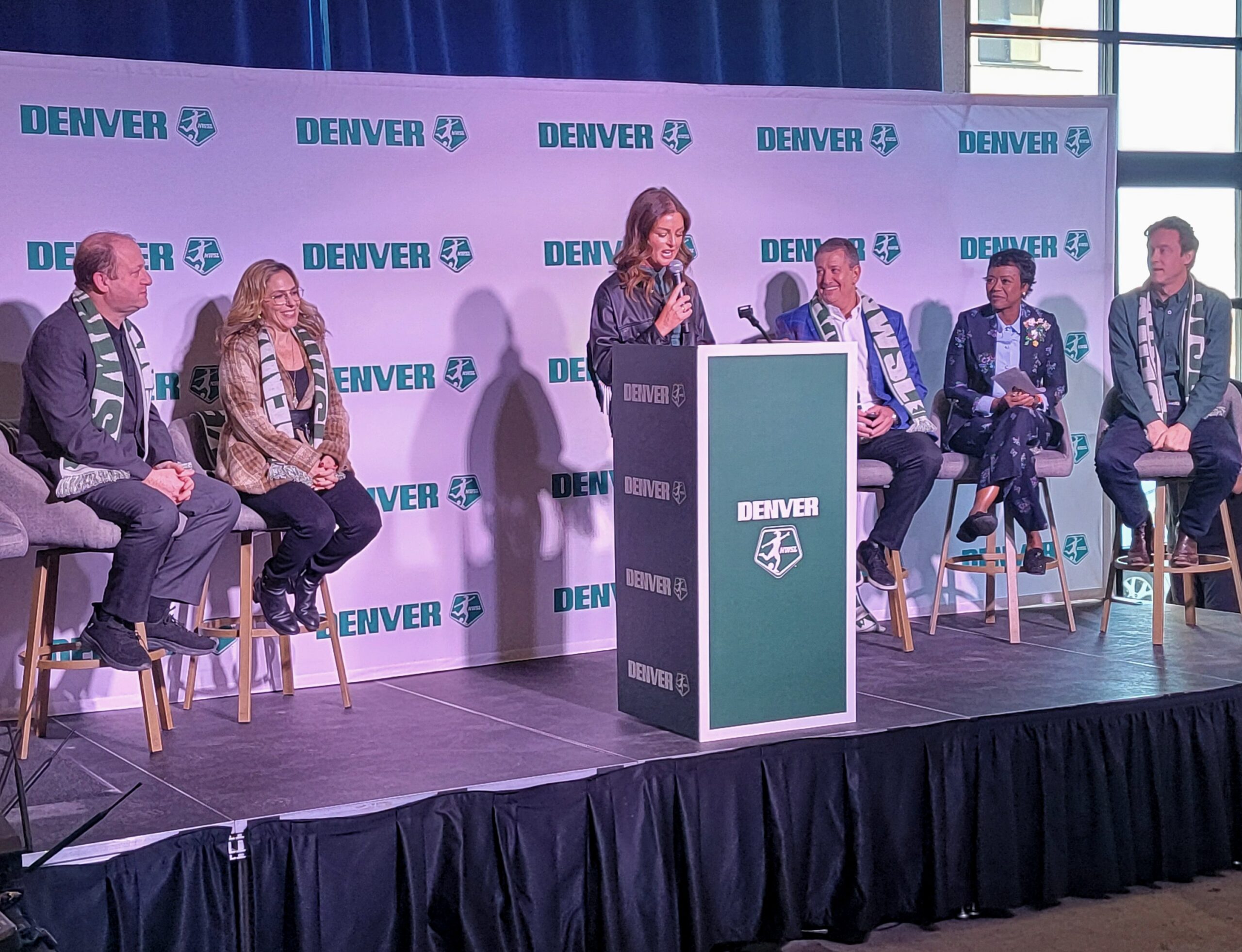 Denver NWSL Press Conference Jordan Angeli