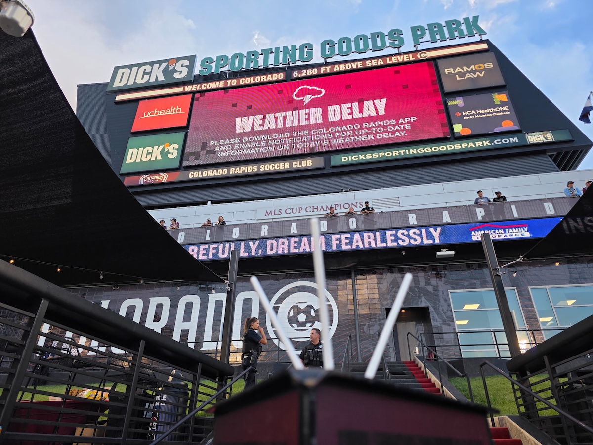 Colorado Rapids Weather Delay