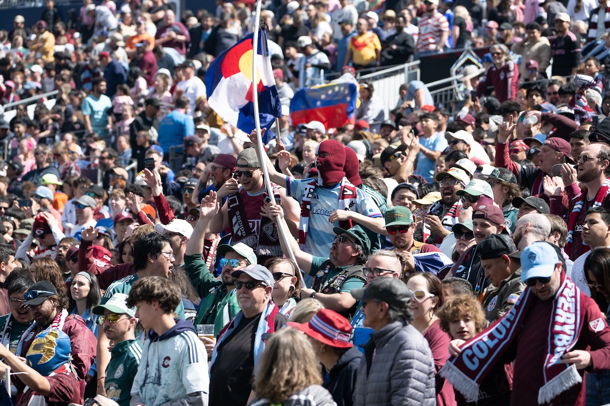 Colorado Rapids fans Mile High